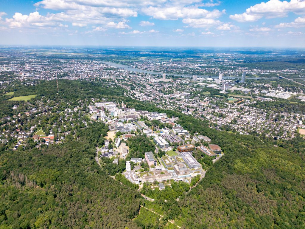 Airview of the UKB Campus in Bonn